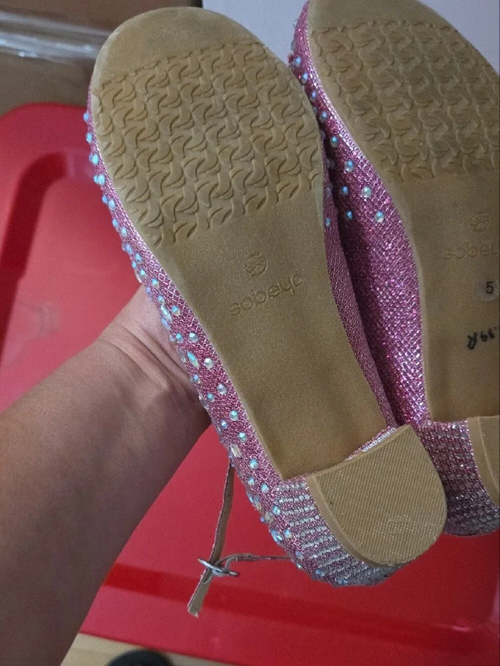 SOBEYO glittery pink